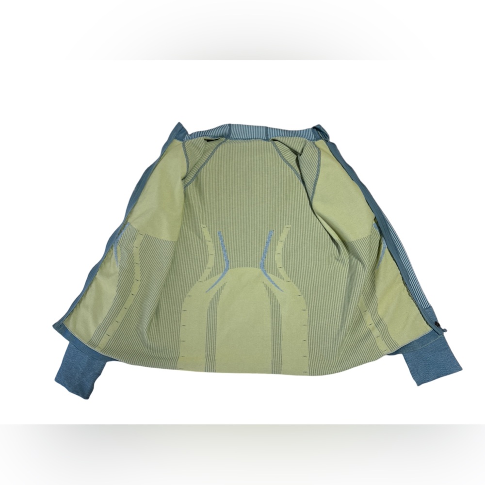 Fabletics Cassidy Seamless Jacket Blue Yellow S/M - image 6